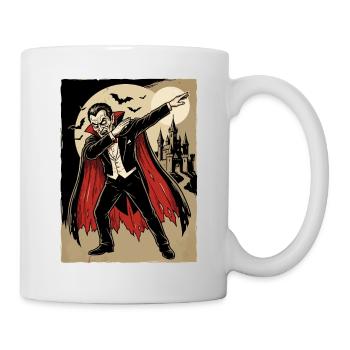 Dabbing Vampire – Dessin animé d’horreur drôle - Mug blanc - blanc - Droite