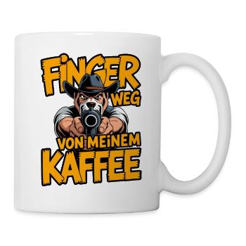 Lâche mon café - Mug blanc - blanc - Droite