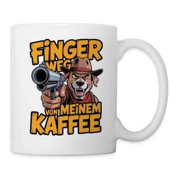 Lâche mon café - Mug blanc - blanc - Droite
