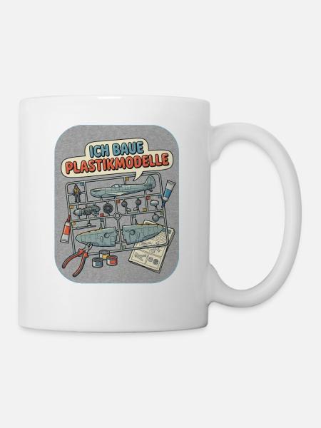I build plastic models - Mug - white
