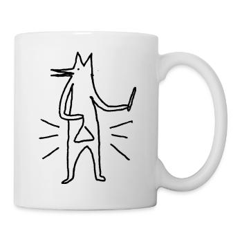 Little Triangle man - Tasse - Weiß - Rechts