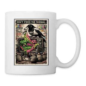 Don't Feed The Signal Media Review - Mug - white - Right