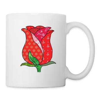 Pattern rose - Mug - white - Right