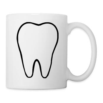 Dent, dents, dentiste - Mug blanc - blanc - Droite