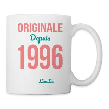 Original seit 1996 – 30-jähriges Jubiläum - Tasse - Weiß - Rechts