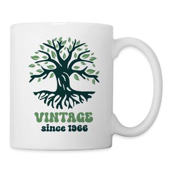 Vintage 1966 - Tasse - Weiß - Rechts