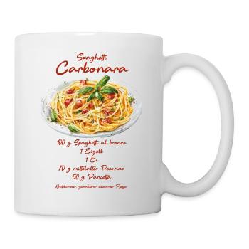 Carbonara - Mug blanc - blanc - Droite