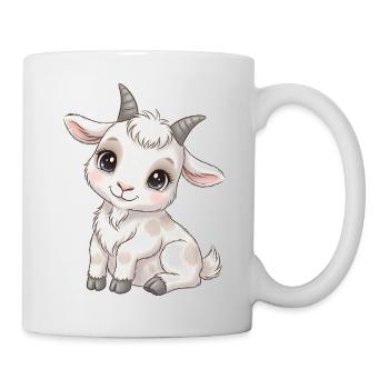 La chèvre au clair de lune - Mug blanc - blanc - Droite