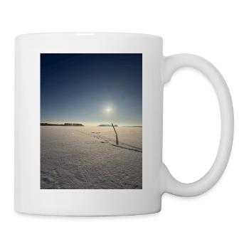 Matin d’hiver sur le lac Saimaa - Mug blanc - blanc - Droite