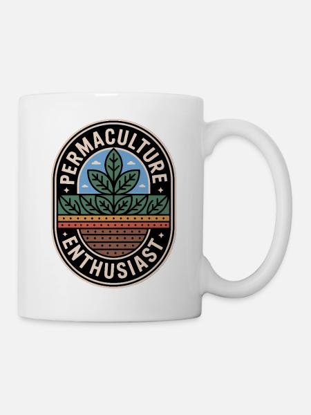 Permaculture philosophy of life for nature lovers - Mug - white