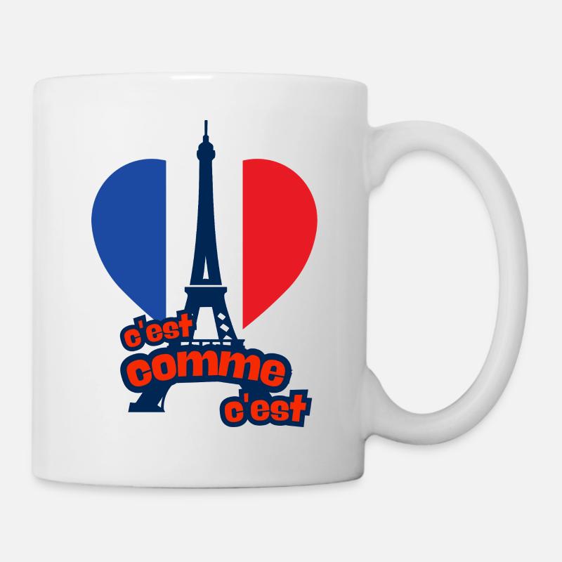 c'est as c'est – Frankreich - Tasse - Weiß