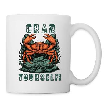 Vintage Crab Yourself Crab Humor - Mug - white - Right