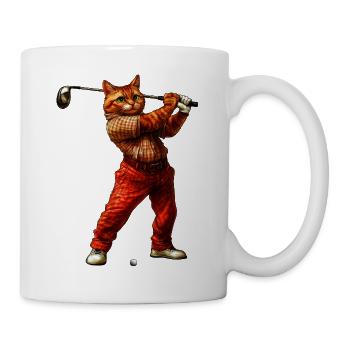 Cats Golf - Mug blanc - blanc - Droite