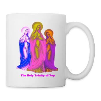 The Holy Trinity of Pop Vierges Colorées - Mug blanc - blanc - Droite