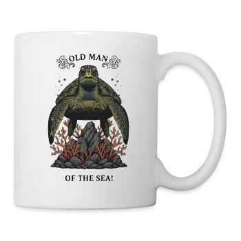 Vintage Sea Turtle Old Man of the Sea - Mug - white - Right