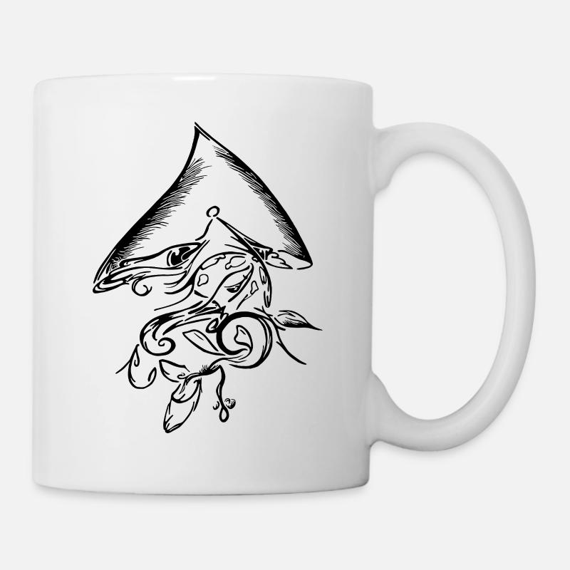 Étrange tortue asiatique - Mug blanc - blanc