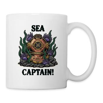 Sea Captain Vintage Ocean Diving Bell - Tasse - Weiß - Rechts