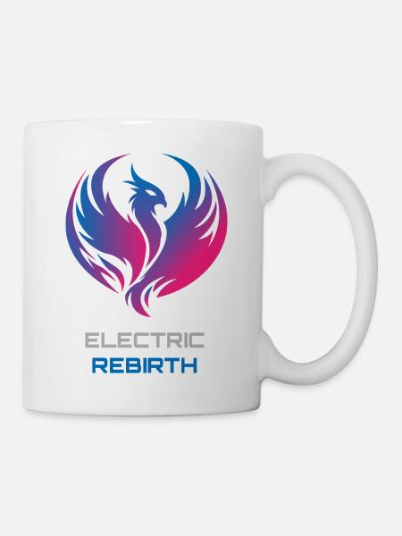 Phoenix Neon - Tasse - Weiß