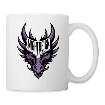 Dragon de la Nuit Violette - Règne de la Nuit - Mug blanc - blanc - Droite