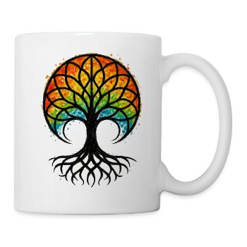 Arbre de Vie - Gaïa - Nature - Mug blanc - blanc - Droite