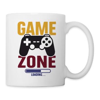 Partie - Zone de jeu. Chargement... - Mug blanc - blanc - Droite