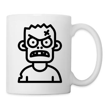 Zombie - Tasse - Weiß - Rechts