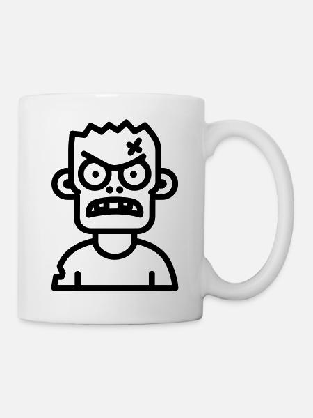 Zombie - Tasse - Weiß