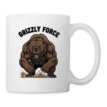 Grizzly Strength Bear Muscle Fitness - Mug - white - Right