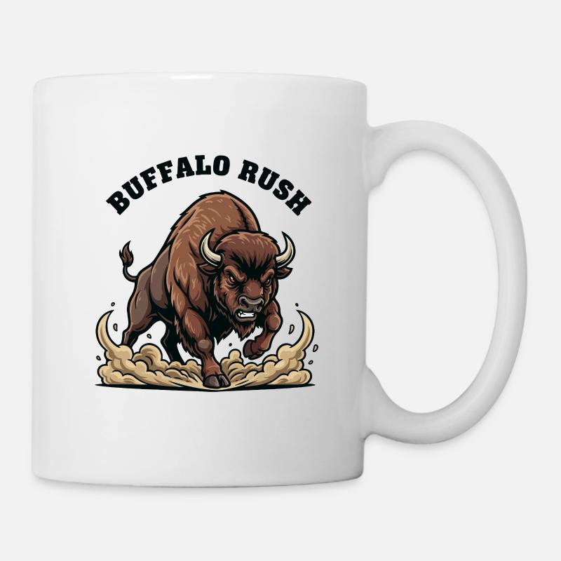 Buffalo Rush Wild Buffalo Force - Mug - white