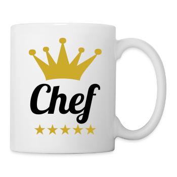 Chef Toque - Kitchen - Cook - Mug - white - Right