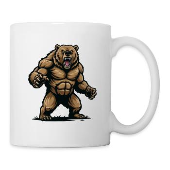 Grizzly Power Bear Muscle Fitness - Mug - white - Right