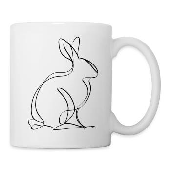 Art Bunny – Art rencontre la décoration - Mug blanc - blanc - Droite