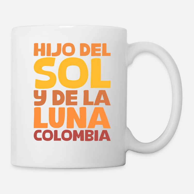 Fils du Soleil et de la Lune Colombie - Mug blanc - blanc