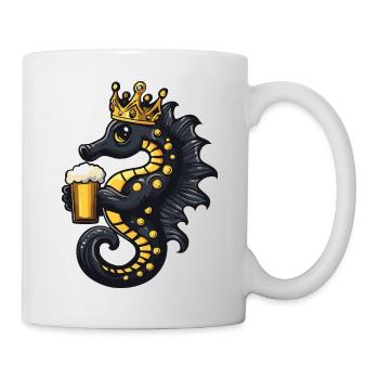 Seahorse Beer King - Mug - white - Right