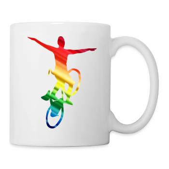 Artistic cycling, artistic cycling, indoor cycling - Mug - white - Right