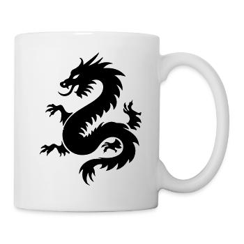 Chinese Dragon Icon - Mug - white - Right