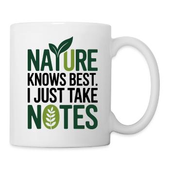 Naturopath Nature Knows Best Professional Clinical - Mug - white - Right