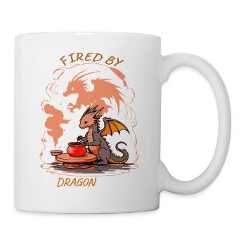 Dragon Forge - Cuite par l’art de la poterie magique - Mug blanc - blanc - Droite