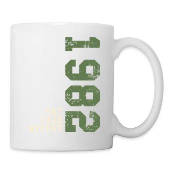 Geburtstag 1982 Geboren 1982 Geburtstag 1982 - Tasse - Weiß - Rechts