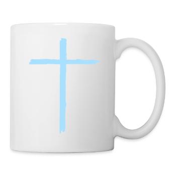 Jesus Christ Cross Christianity - Mug - white - Right