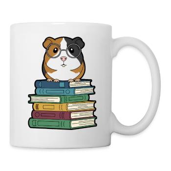 Guinea Pig Books Nerd - Mug - white - Right
