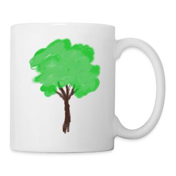 Baum Natur Gärtner - Tasse - Weiß - Rechts