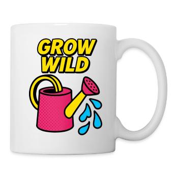 Pousse Sauvage Jardinage Rétro - Mug blanc - blanc - Droite