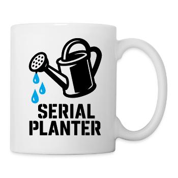 Planteur en Série Humour Jardinier - Mug blanc - blanc - Droite