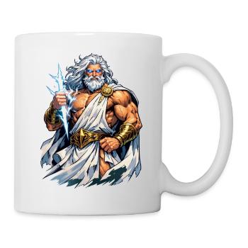 Zeus Guerrier - Mug blanc - blanc - Droite