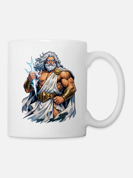 Zeus-Krieger - Tasse - Weiß