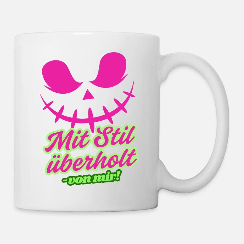 Biker Girl - Tasse - Weiß