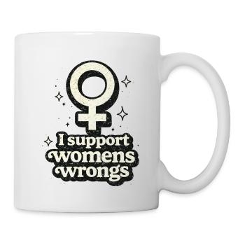 Retro Femme Symbol Aufkleber Sparkle Edition - Tasse - Weiß - Rechts