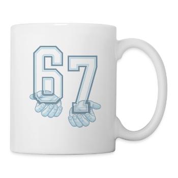 Six Seven 67 Meme - Mug blanc - blanc - Droite
