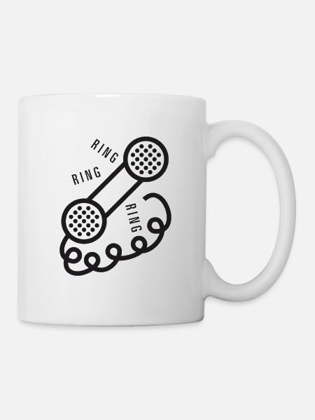 Anneau Anneau Anneau - Mug blanc - blanc